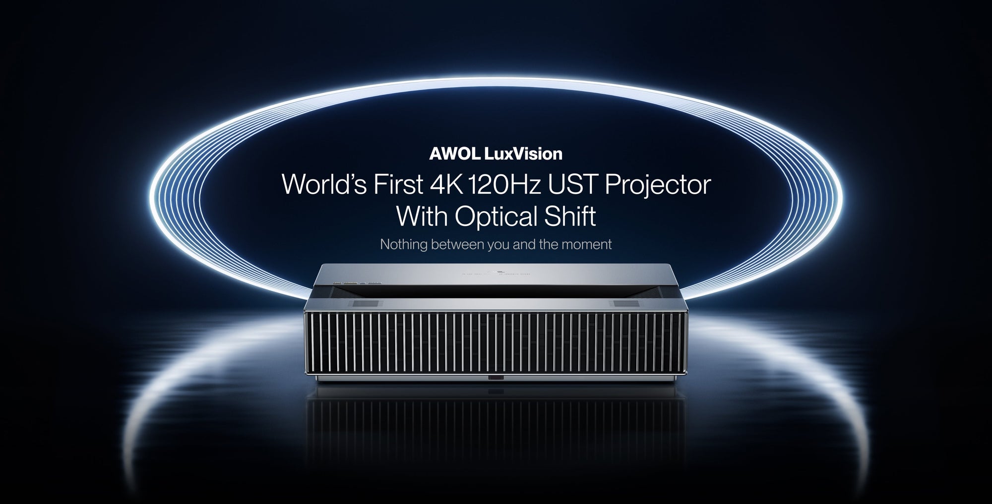 AWOL Vision Debuts LuxVision at IFA 2026: World's First 4K 120Hz UST with Optical Shift