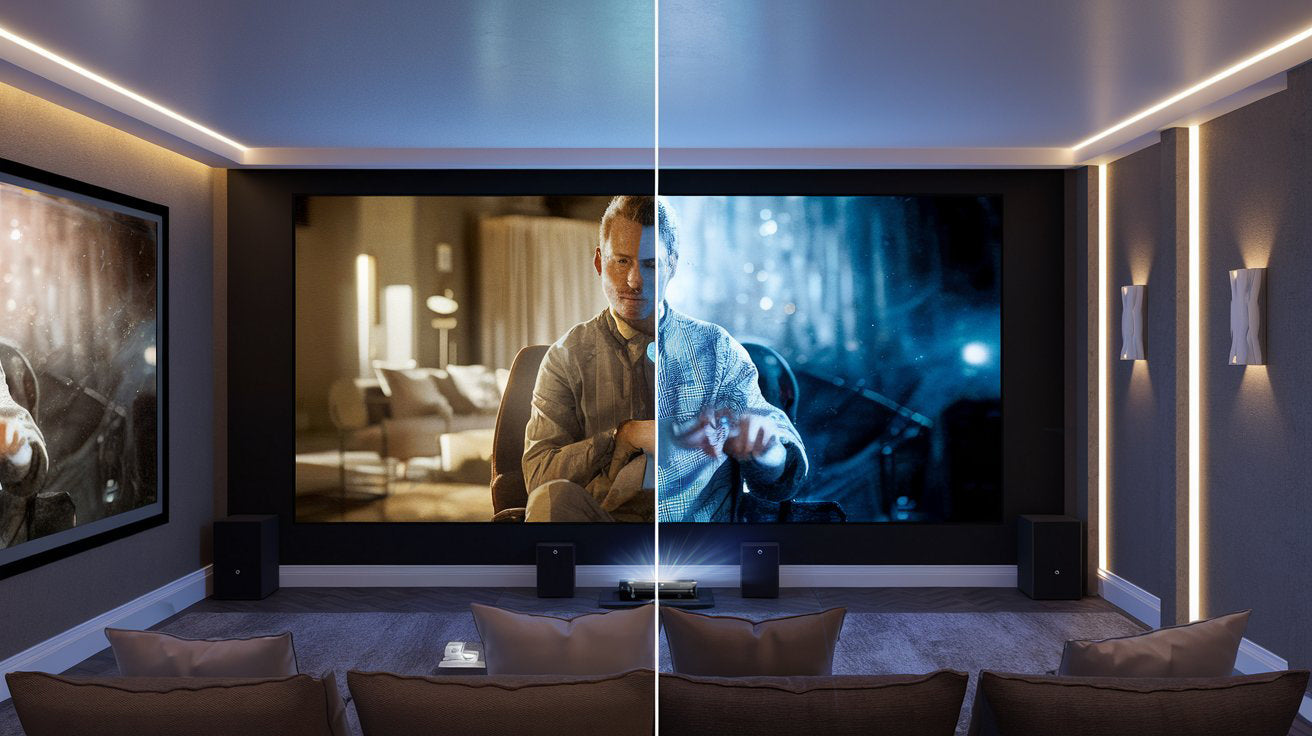 Contrast DLP projectors with LCD projectors