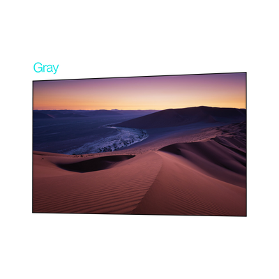 100''-200'' CineContrast Fixed Frame Soft Gray Screen