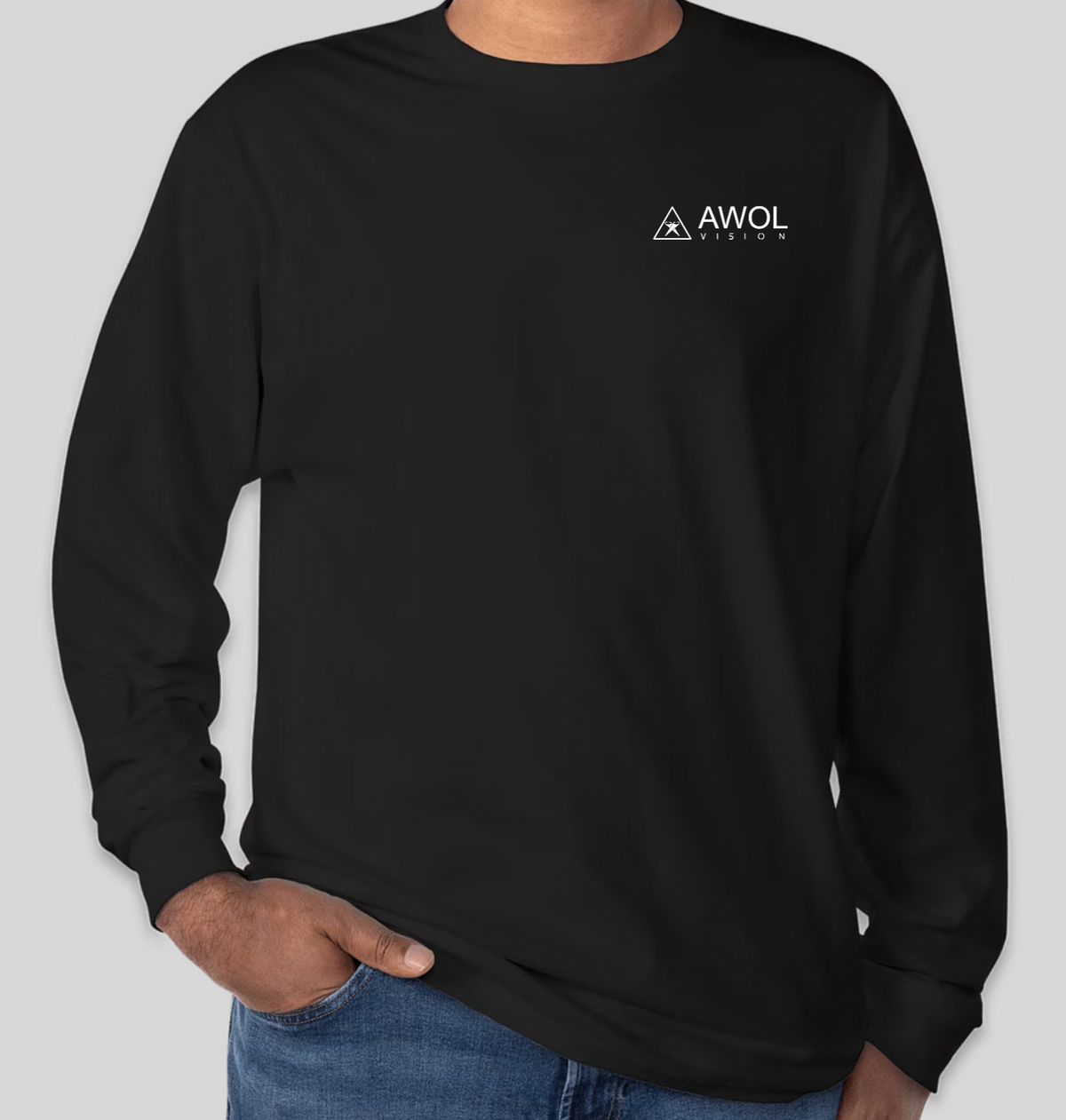 AWOL Vision Official Black Long Sleeve Shirt