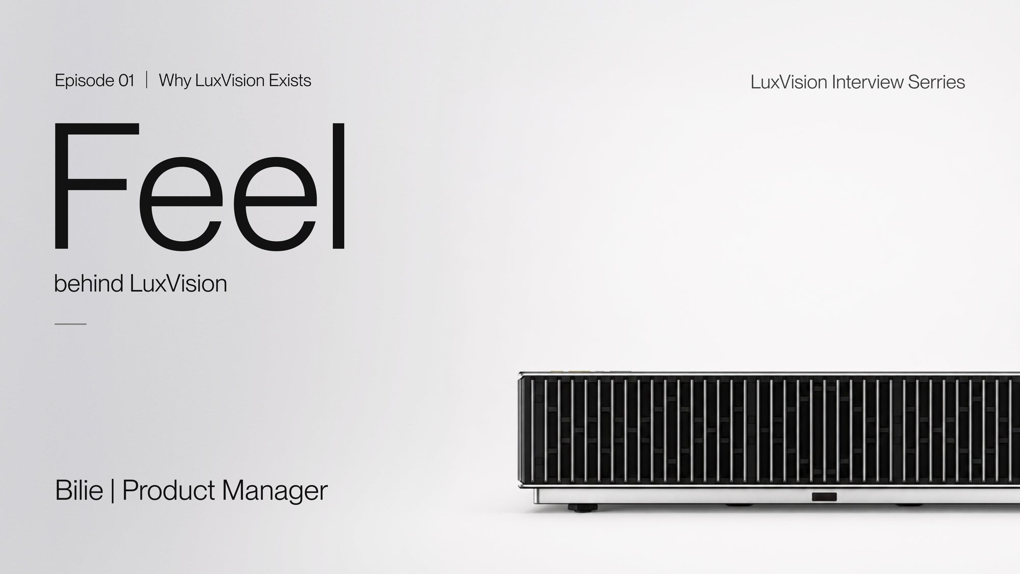  Feel · Behind LuxVision | Why AWOL Built a Different Kind of UST Projector