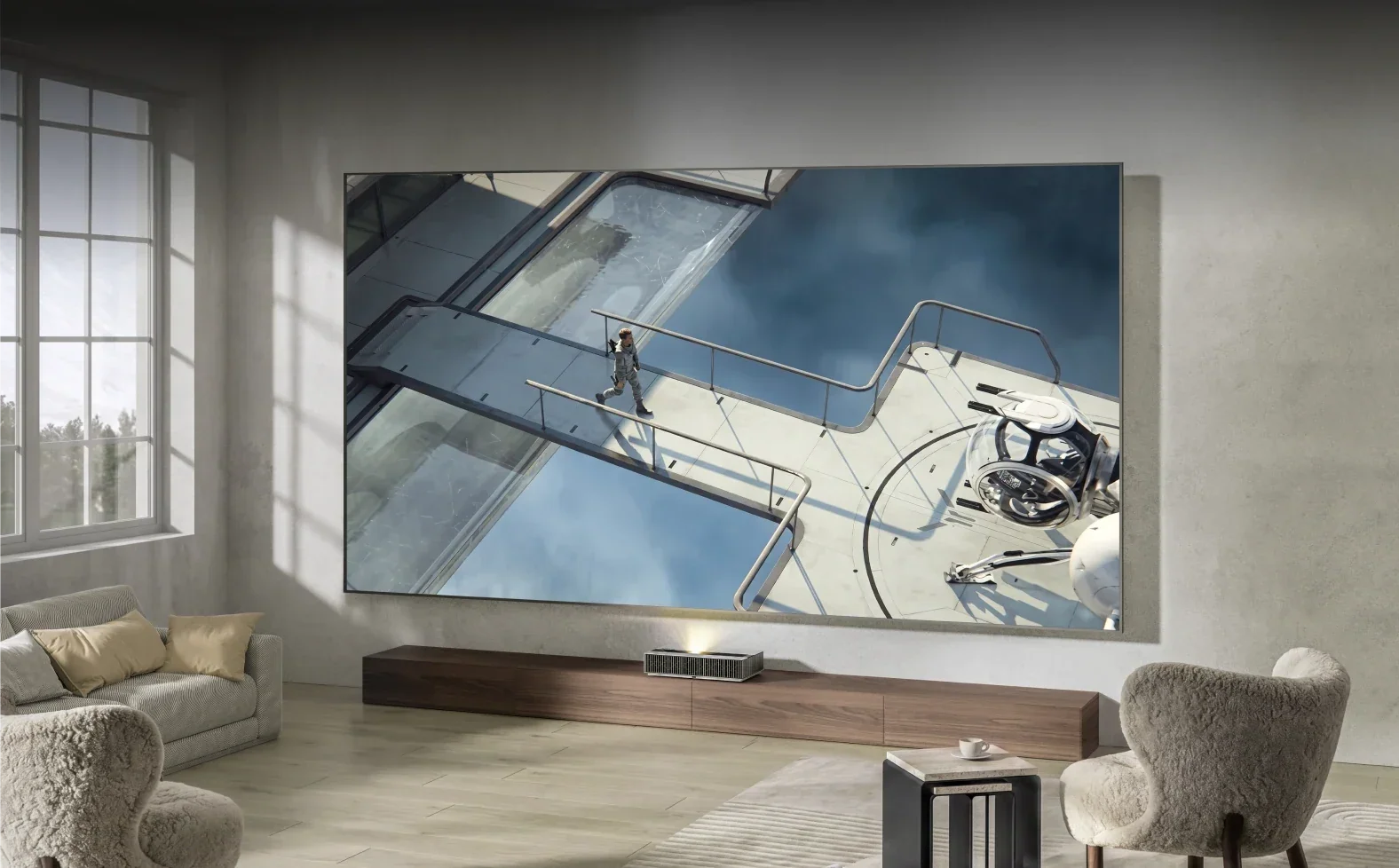 Hidden Projector Screen Ideas: How to Make a 120-Inch Screen Disappear