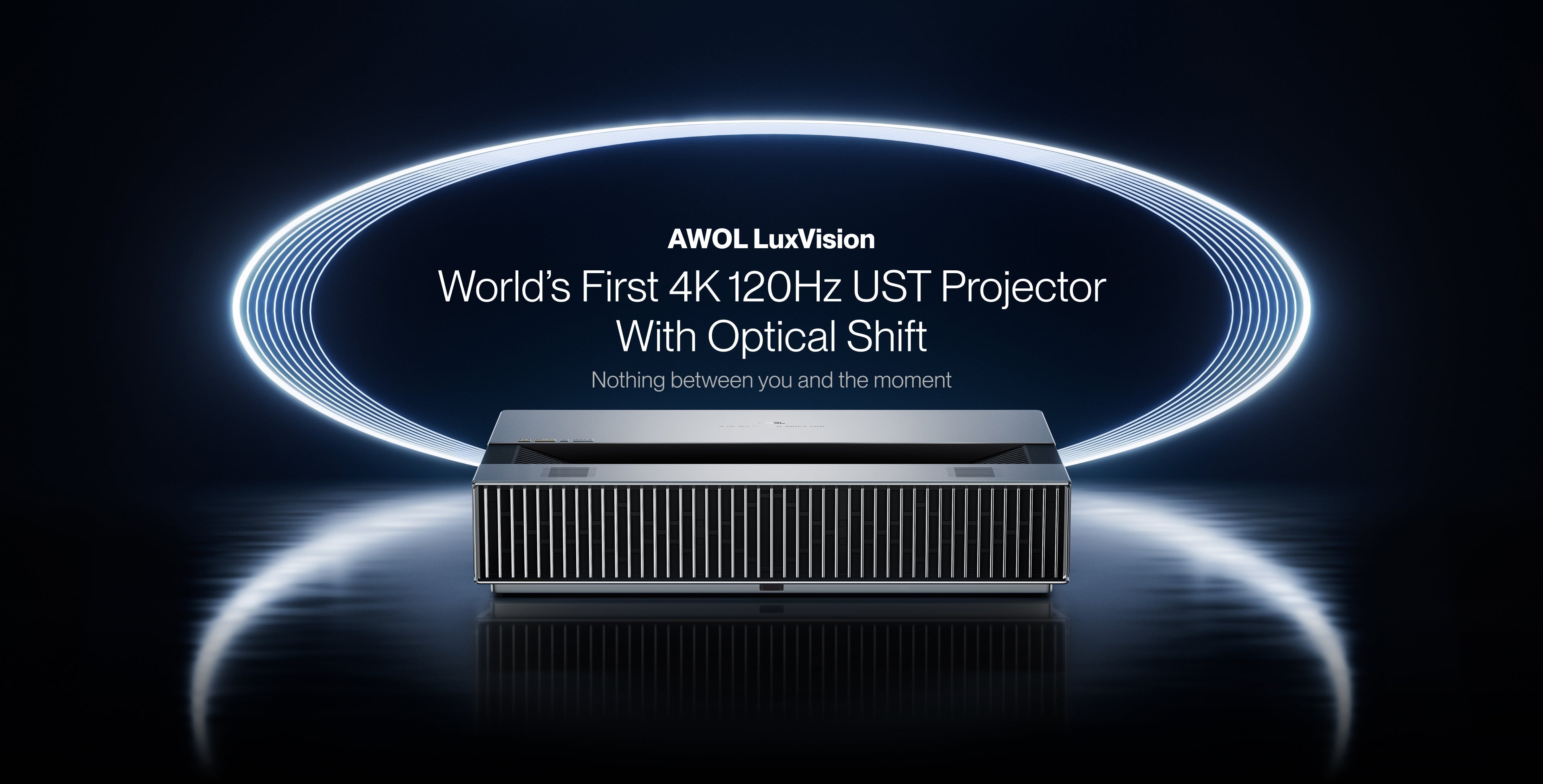 AWOL Vision Debuts LuxVision at IFA 2026: World's First 4K 120Hz UST with Optical Shift