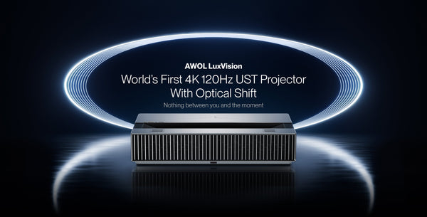 AWOL Vision Debuts LuxVision at IFA 2026: World's First 4K 120Hz UST with Optical Shift