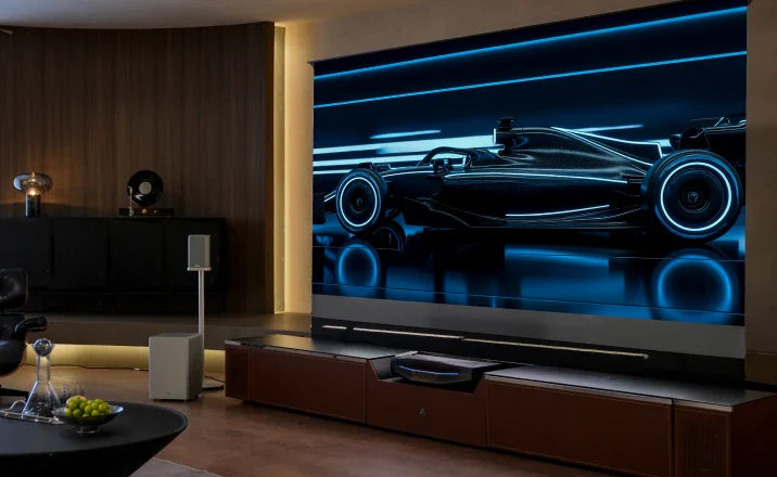 reduced light bleed UST projrctor setup