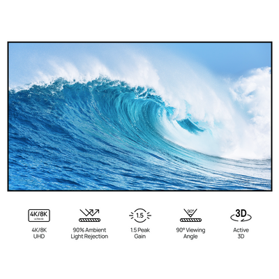 120''-150'' New Gen Daylight ALR Screen Hover