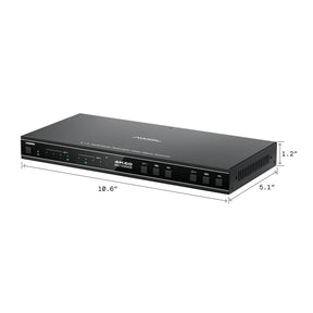 AWOL 4K60Hz 4x2 Multiviewer Seamless Video Matrix Switcher