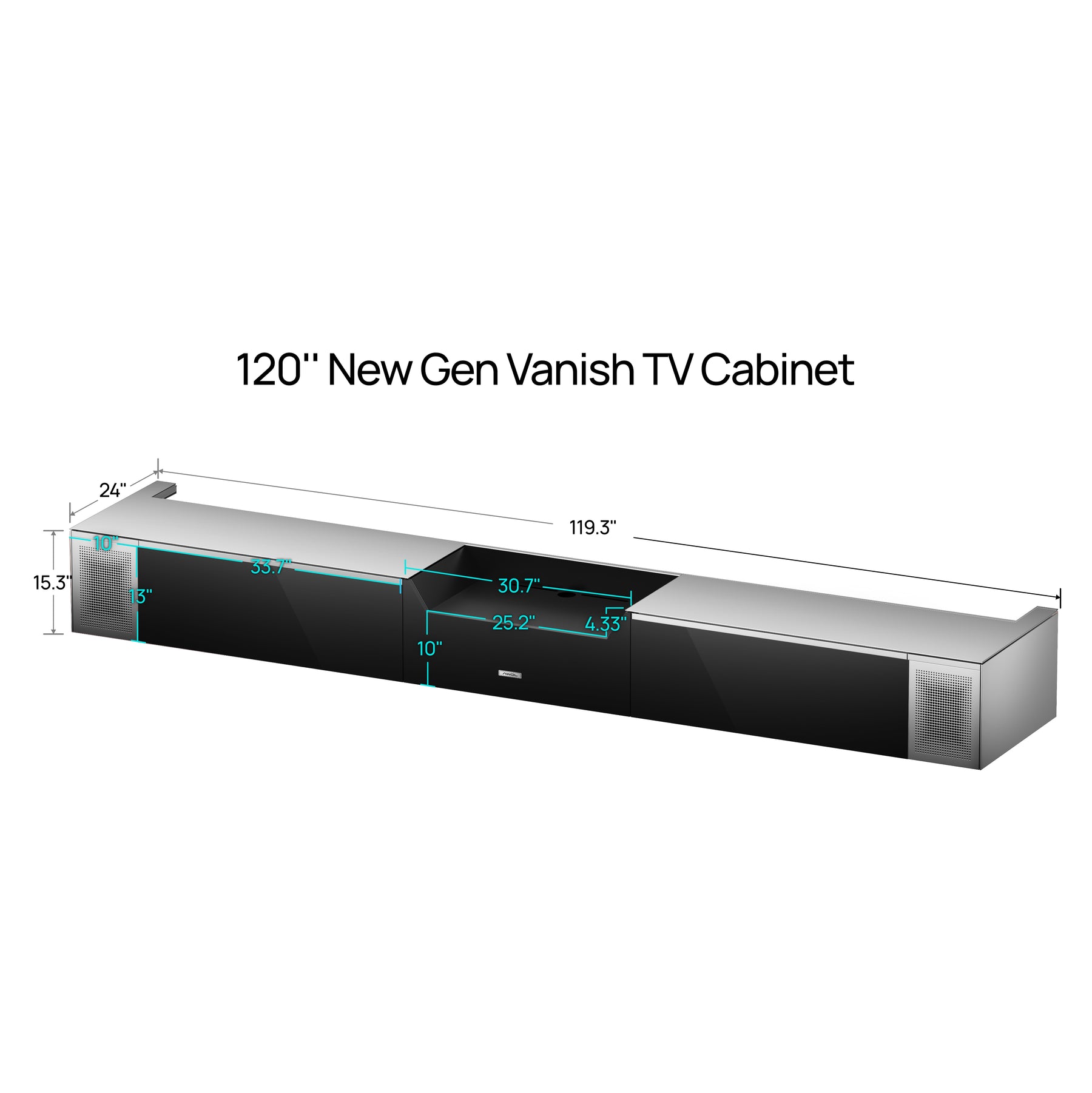 AWOL Vision New Gen Vanish TV Cabinet