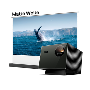 Long-Throw Projector Valerion Pro2 Plus AWOL  Floor Rising Matte White Screen Bundle