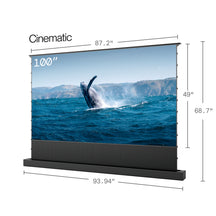 100''-130'' Cinematic ALR Motorized Floor Rising Acoustic Screen