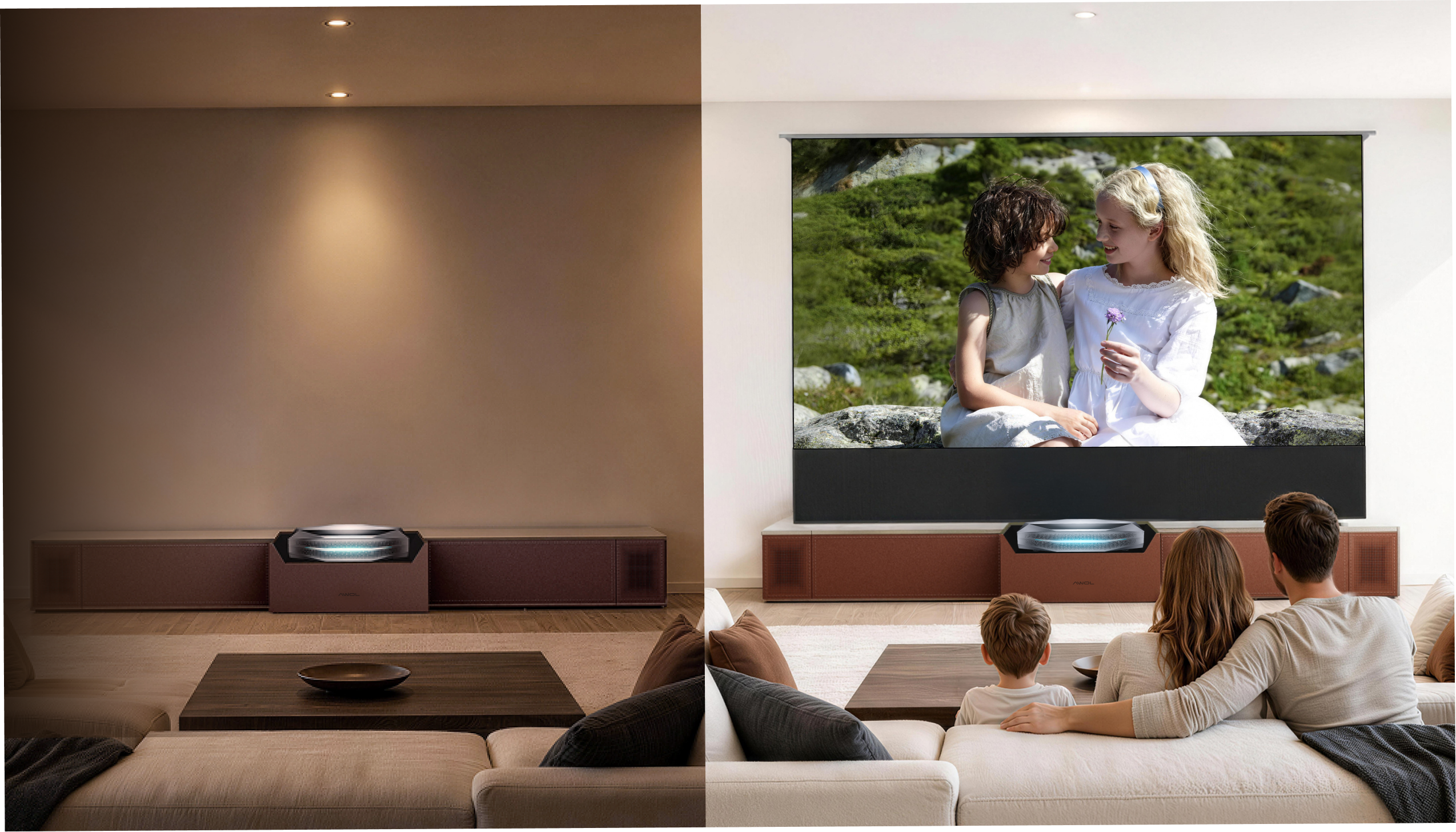 Cinema Without the Wall Mount