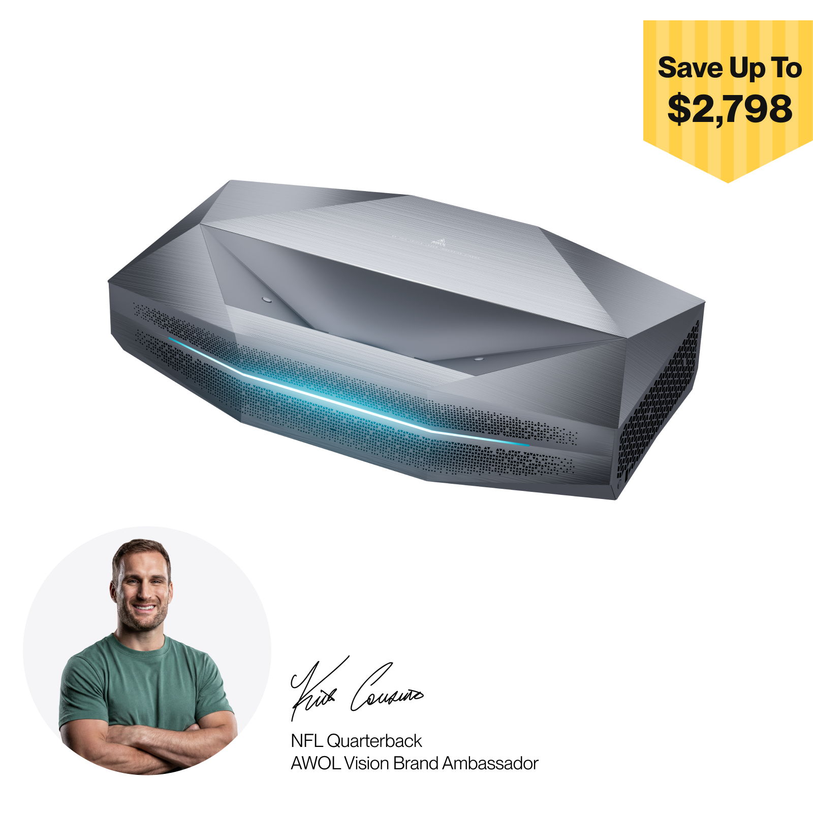 Aetherion Max RGB Laser UST Projector