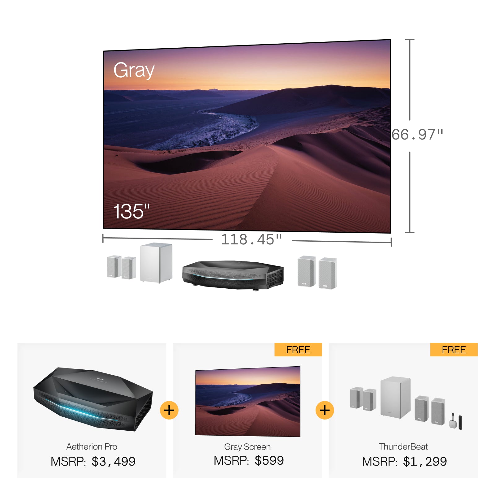 Aetherion Pro Man Cave Cinema Bundle