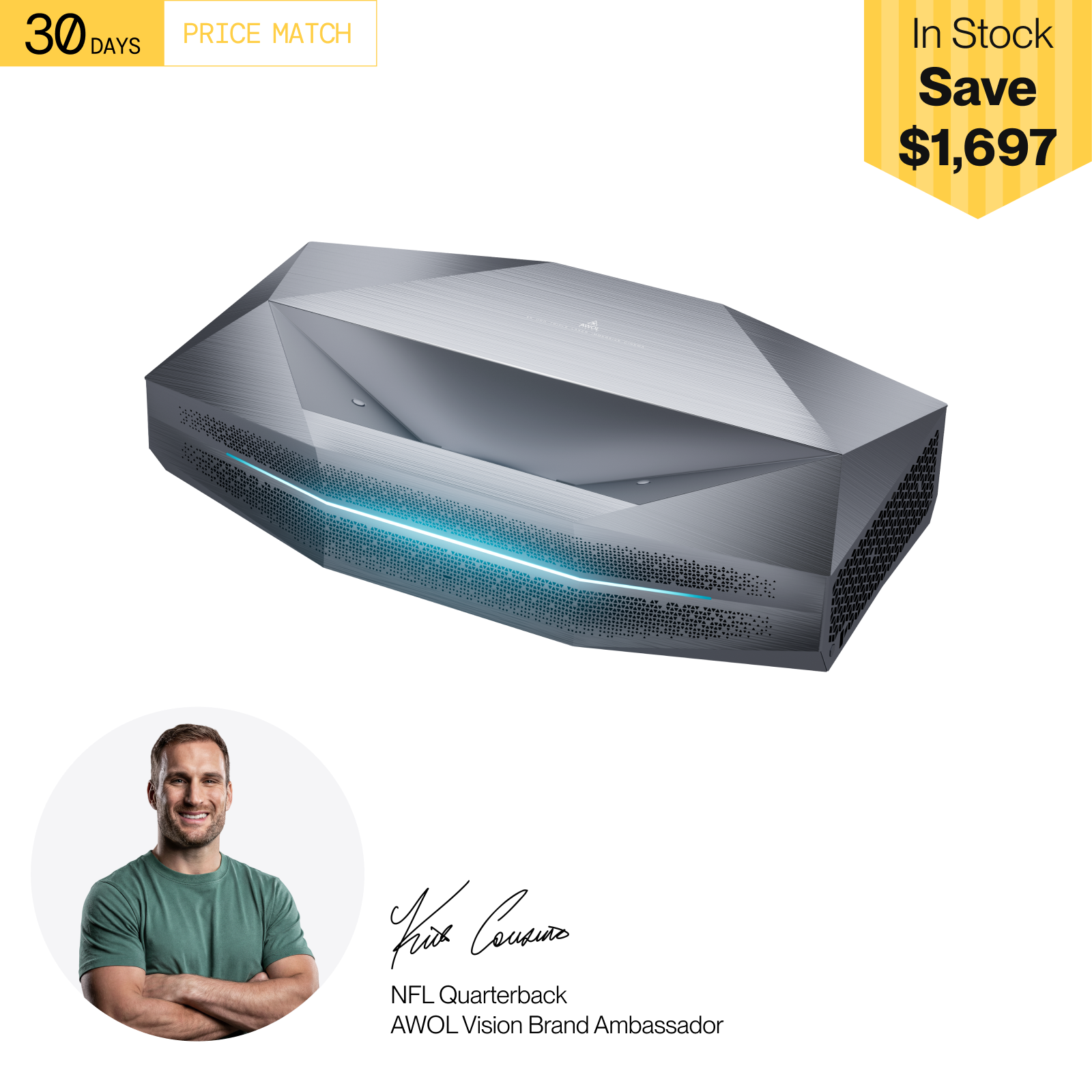 Aetherion Max RGB Laser UST Projector