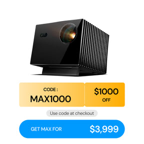 Long-Throw Professional Grade 4K Home Theater Projector Valerion VisionMaster Max