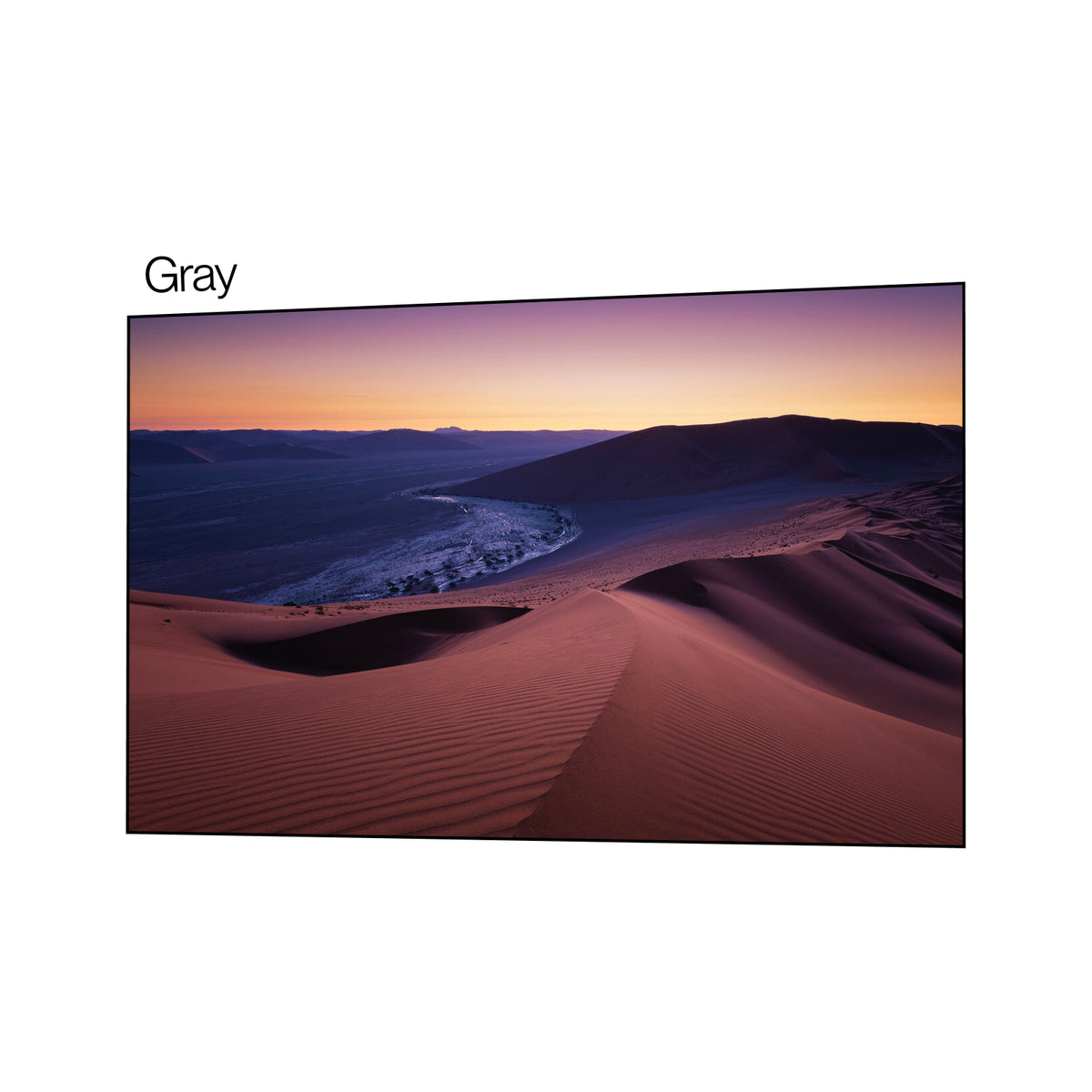 100''-200'' CineContrast Fixed Frame Soft Gray Screen