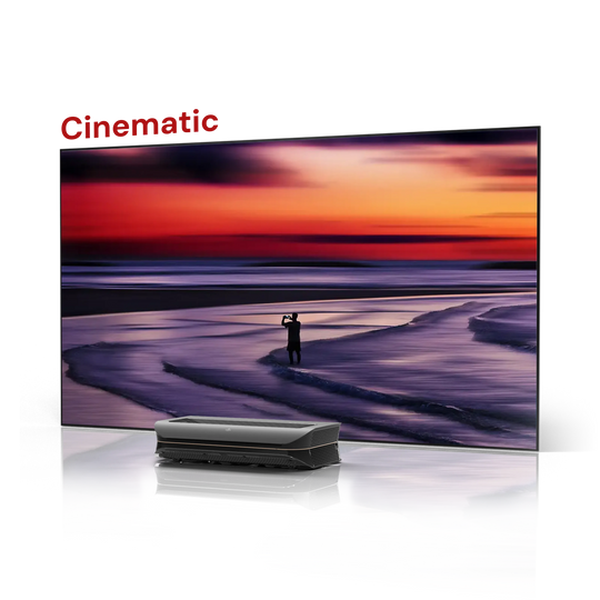 LTV-3000 Pro Free 100''-132'' Cinematic ALR Screen Bundle