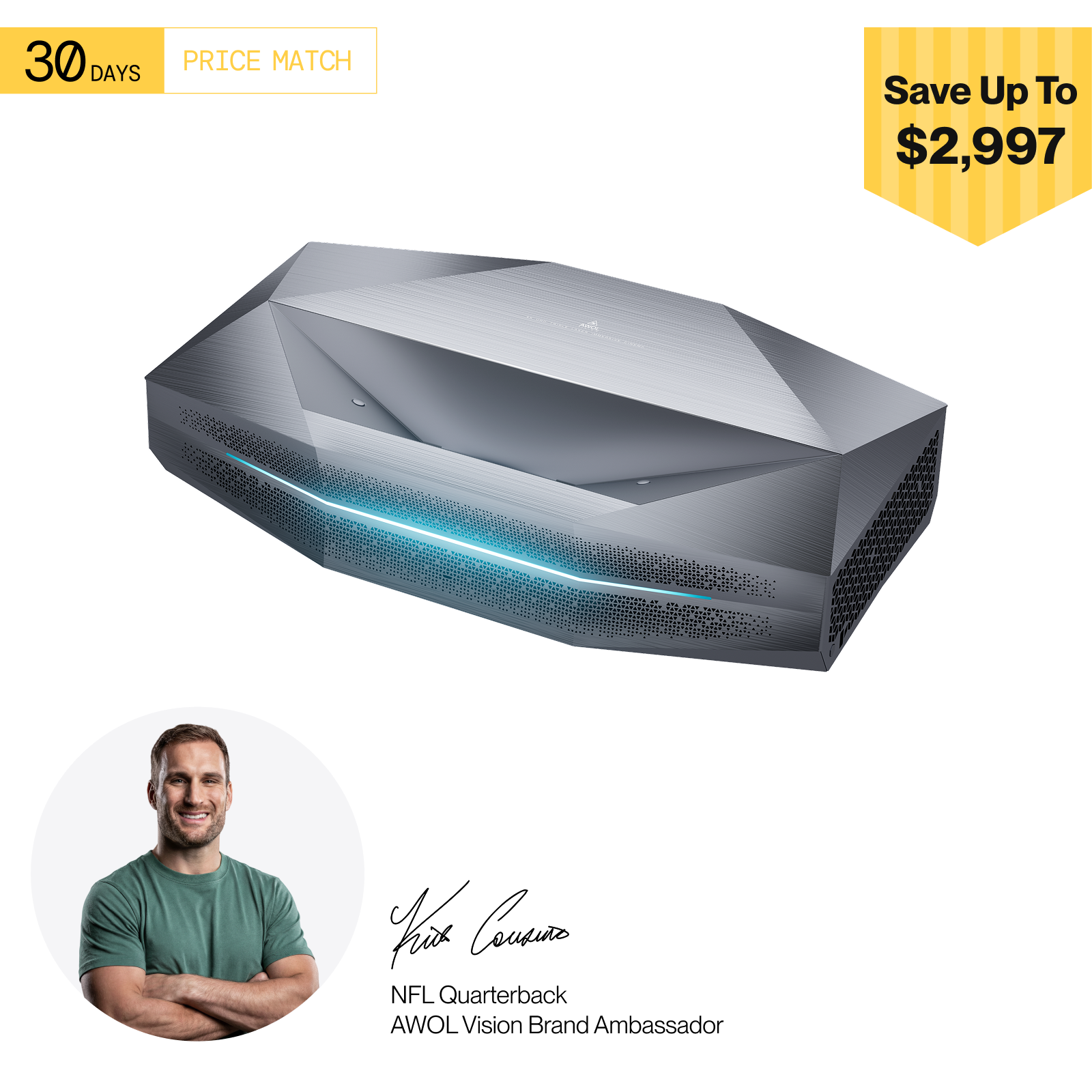 Aetherion Max RGB Laser UST Projector