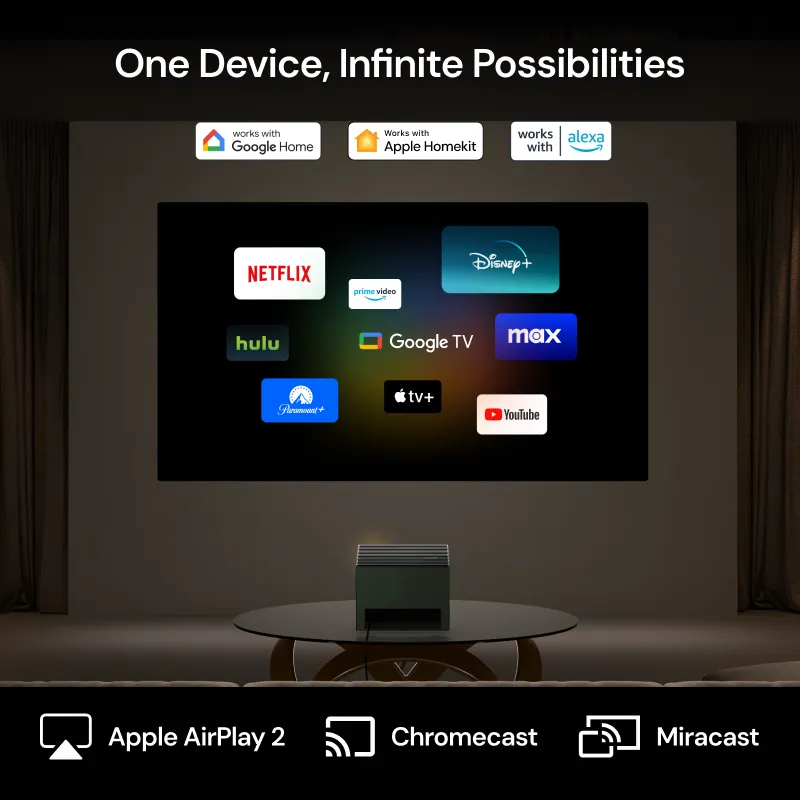 Long-Throw 4K RGB Triple Laser Projector Valerion VisionMaster Pro2