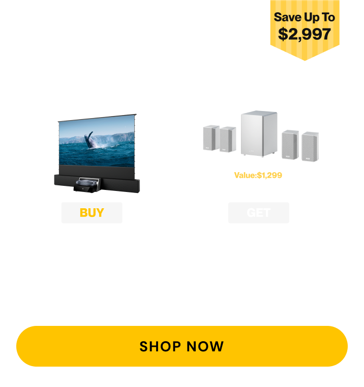 Modern Living Room Smart Cinema Bundle