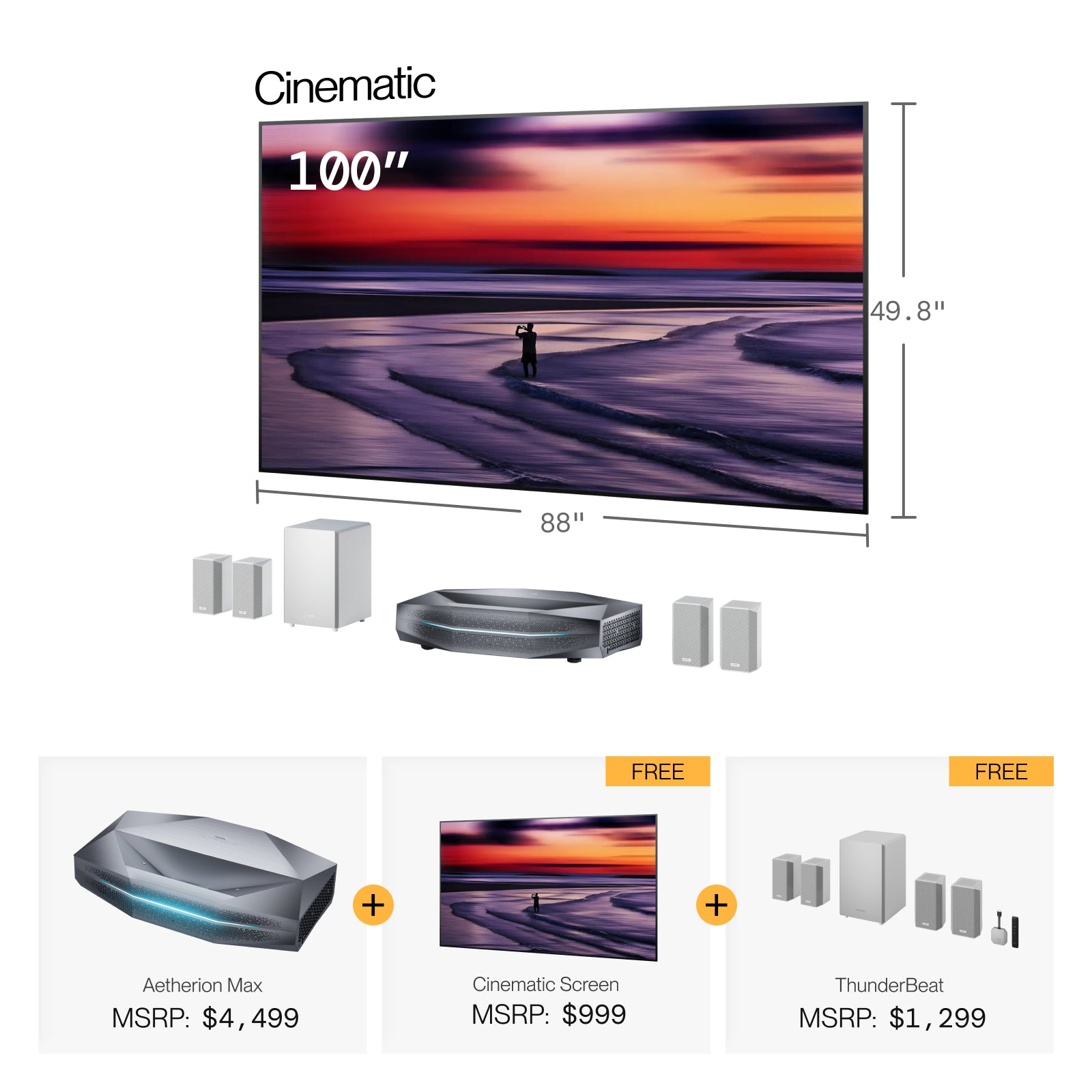 Aetherion Max RGB Laser UST Projector