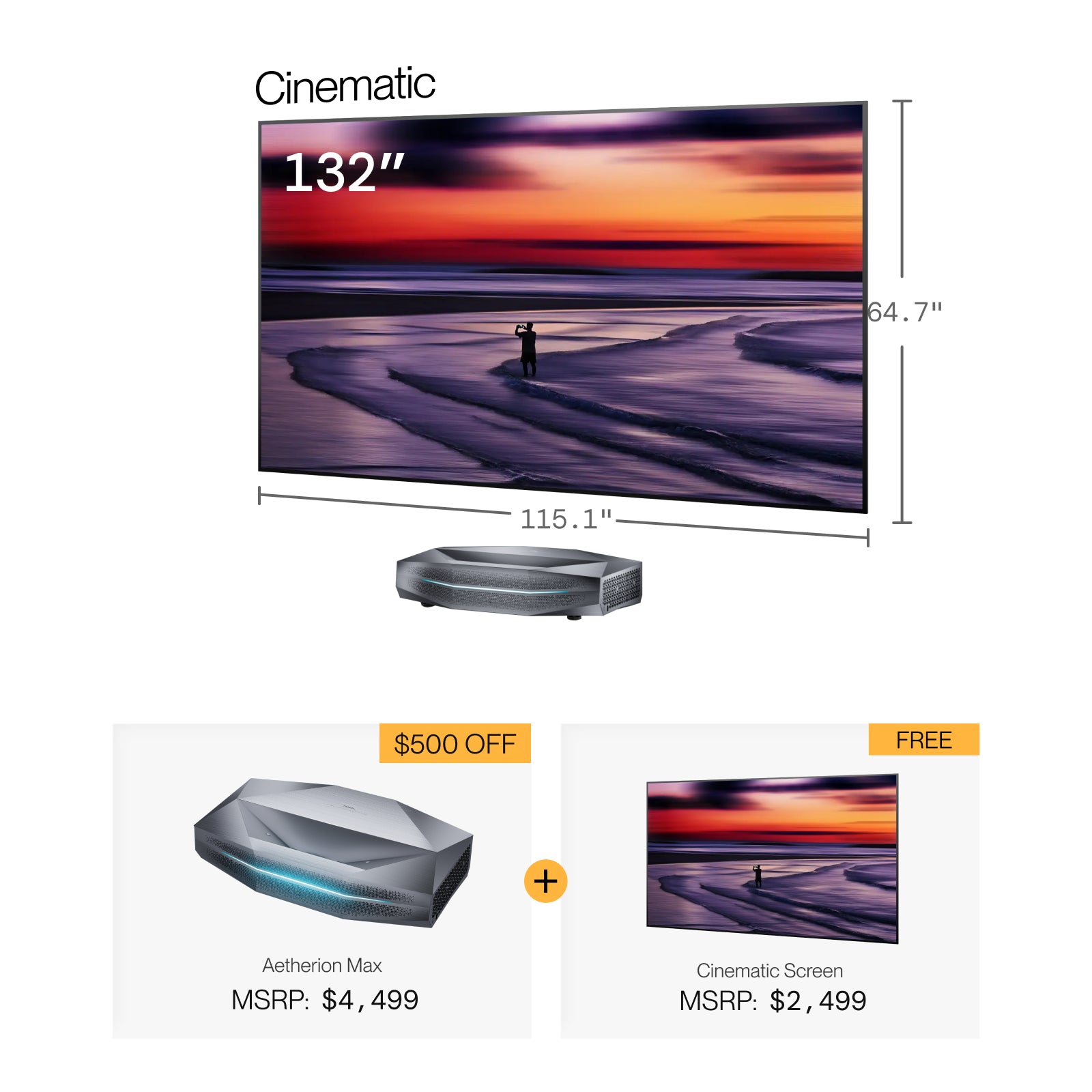 Aetherion Max RGB Laser UST Projector