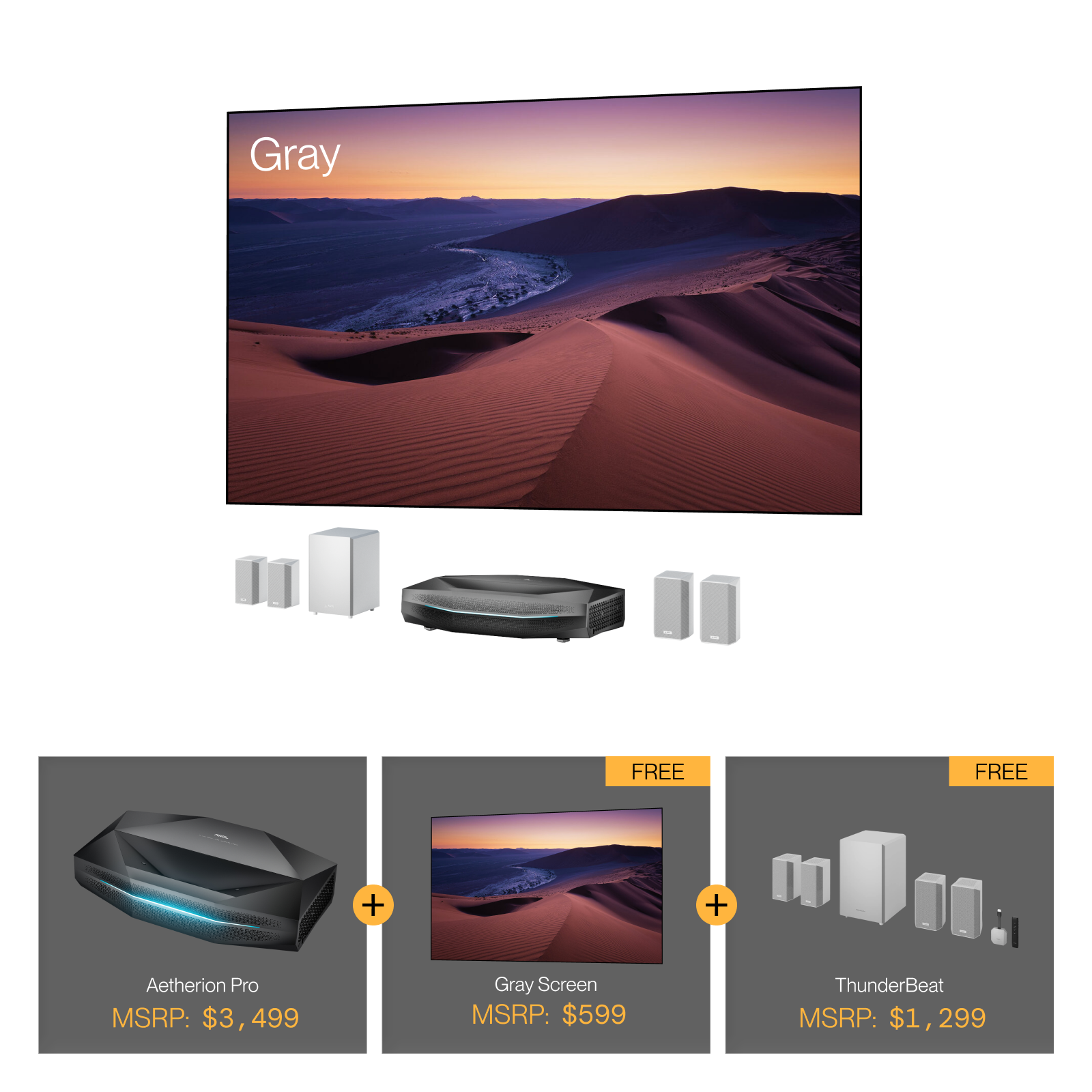 Aetherion Pro Man Cave Cinema Bundle