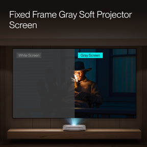 100''-200'' CineContrast Fixed Frame Soft Gray Screen