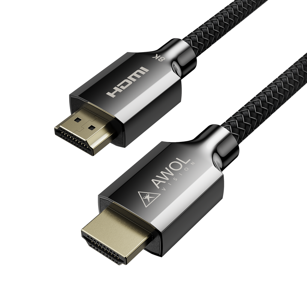 AWOL Vision 8K Ultra High Speed Certified HDMI Cable