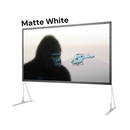 120''-200'' Outdoor Portable Fold Matte White Screen