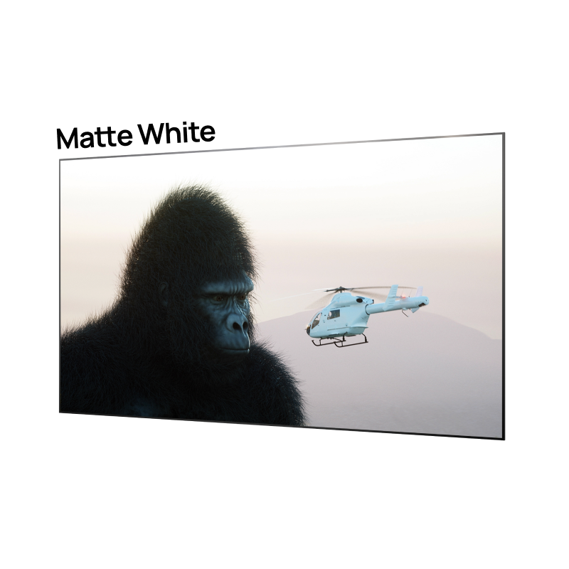 100''-180'' Matte White Screen