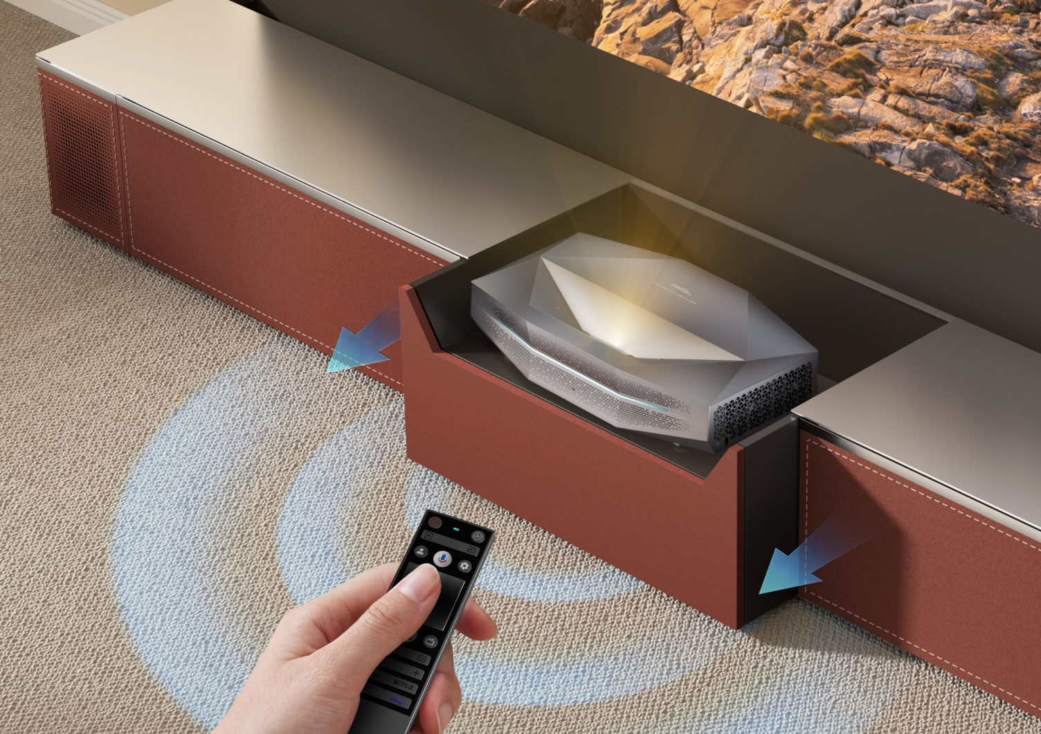Premium Finish. Hidden Entertainment.