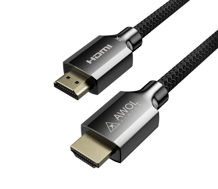 AWOL Vision 8K Ultra High Speed Certified HDMI Cable