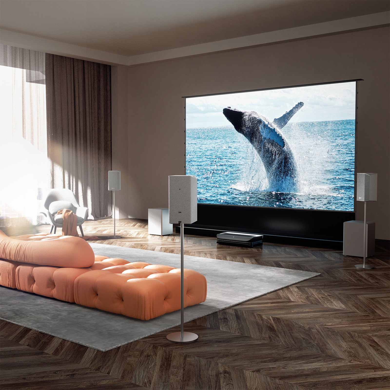 Living Room Best Wireless Speaker System For Home Theater