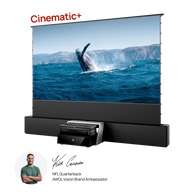 LTV-3000 Pro Plus UST RGB Station 120''-130'' AWOL Vision Acoustic ALR Floor Rising Screen Bundle