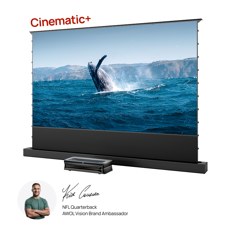LTV-3000 Pro Plus 100''-130'' AWOL Vision Acoustic ALR Floor Rising Screen Bundle
