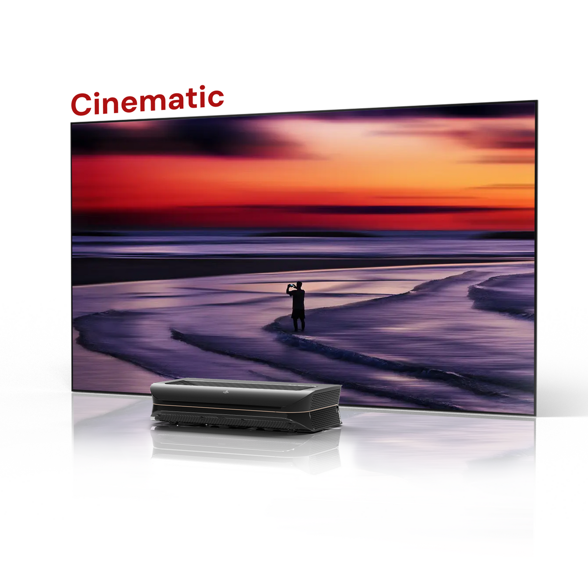 LTV-3000 Pro Free 100''-132'' Cinematic ALR Screen Bundle