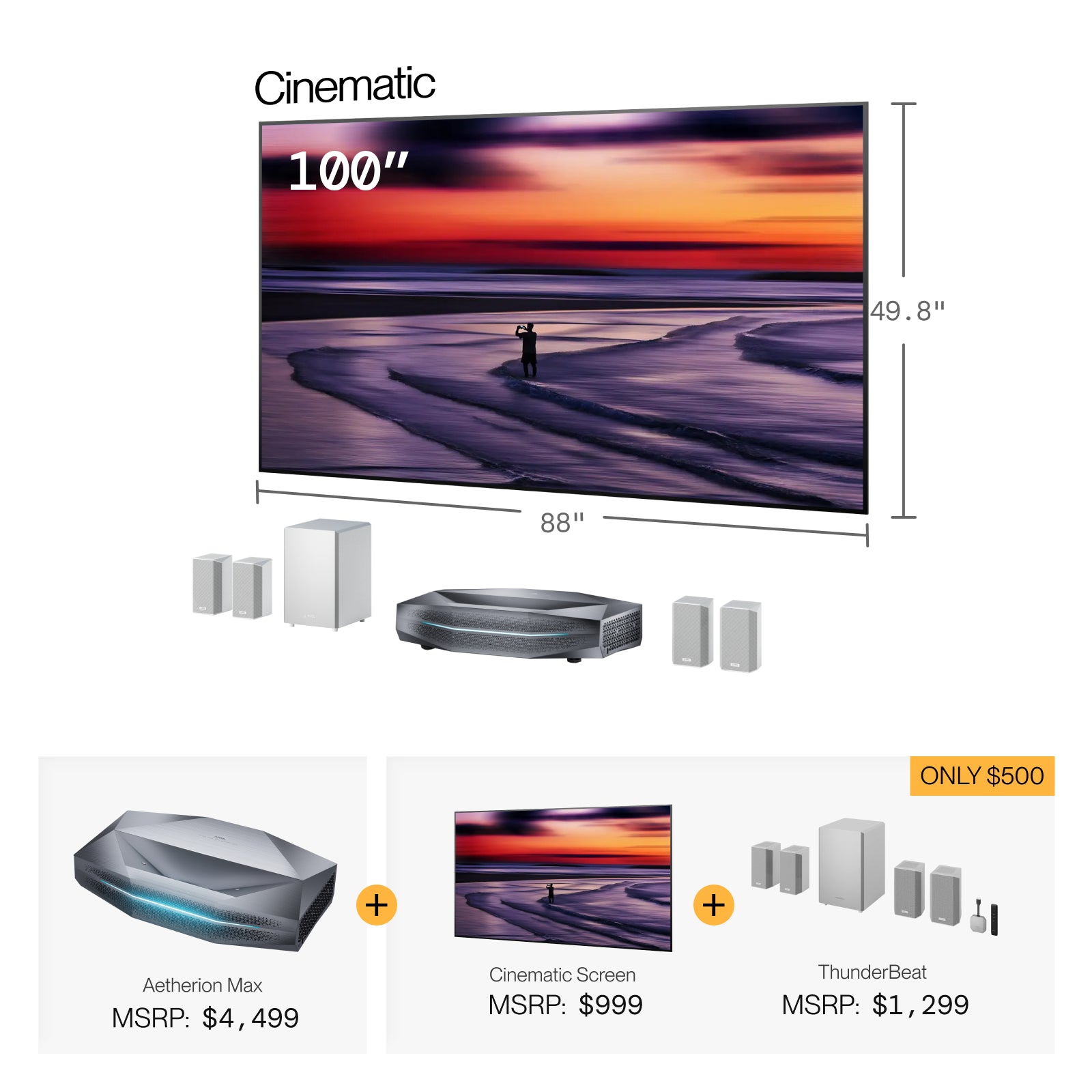 Aetherion Max RGB Laser UST Projector