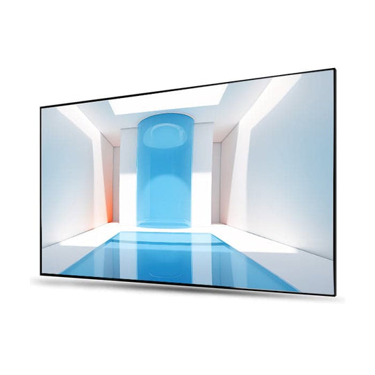 100-120 inch Daylight ALR screen designed for clear viewing with ultra short throw projectors, perfect for daytime use.