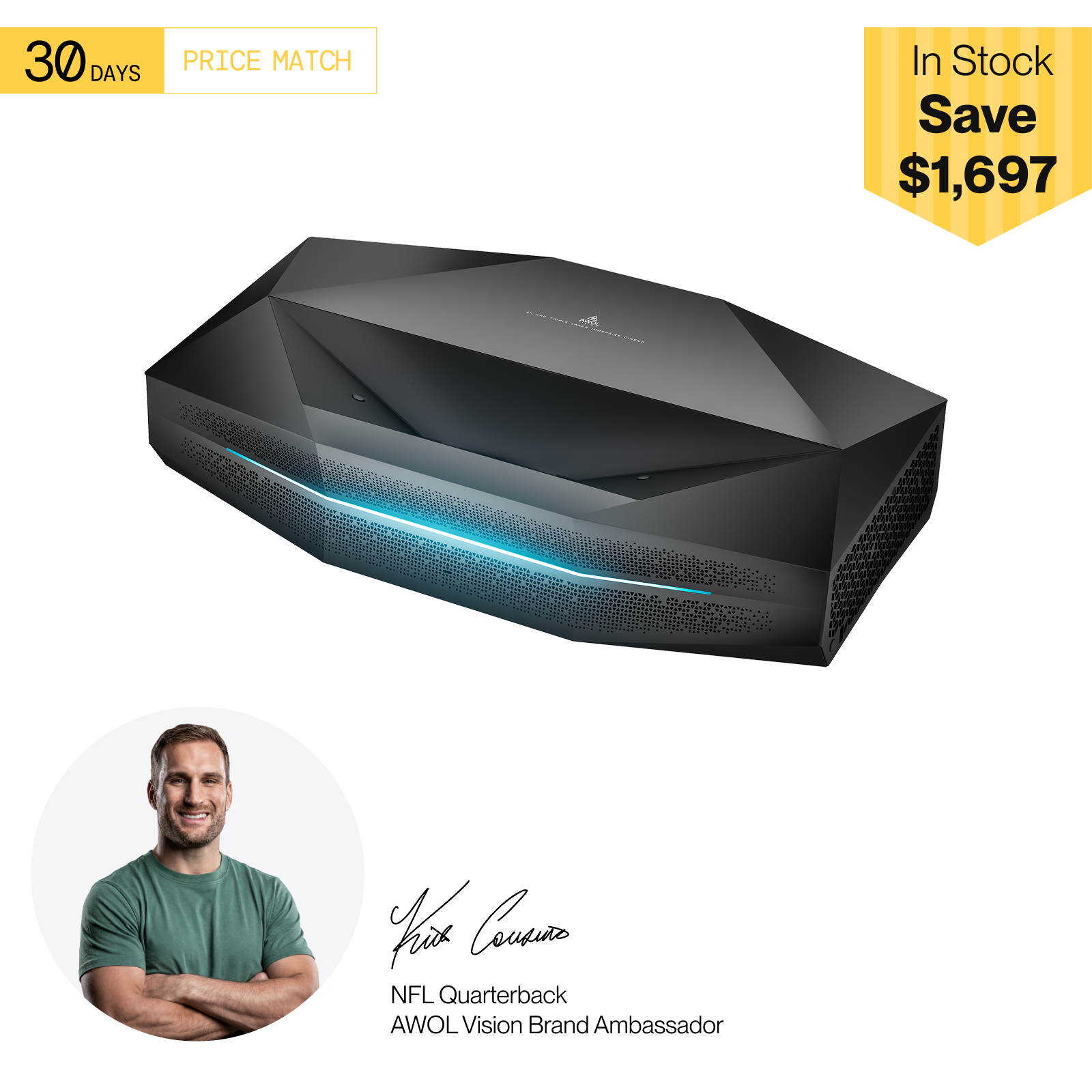 Aetherion Pro RGB Laser UST Projector