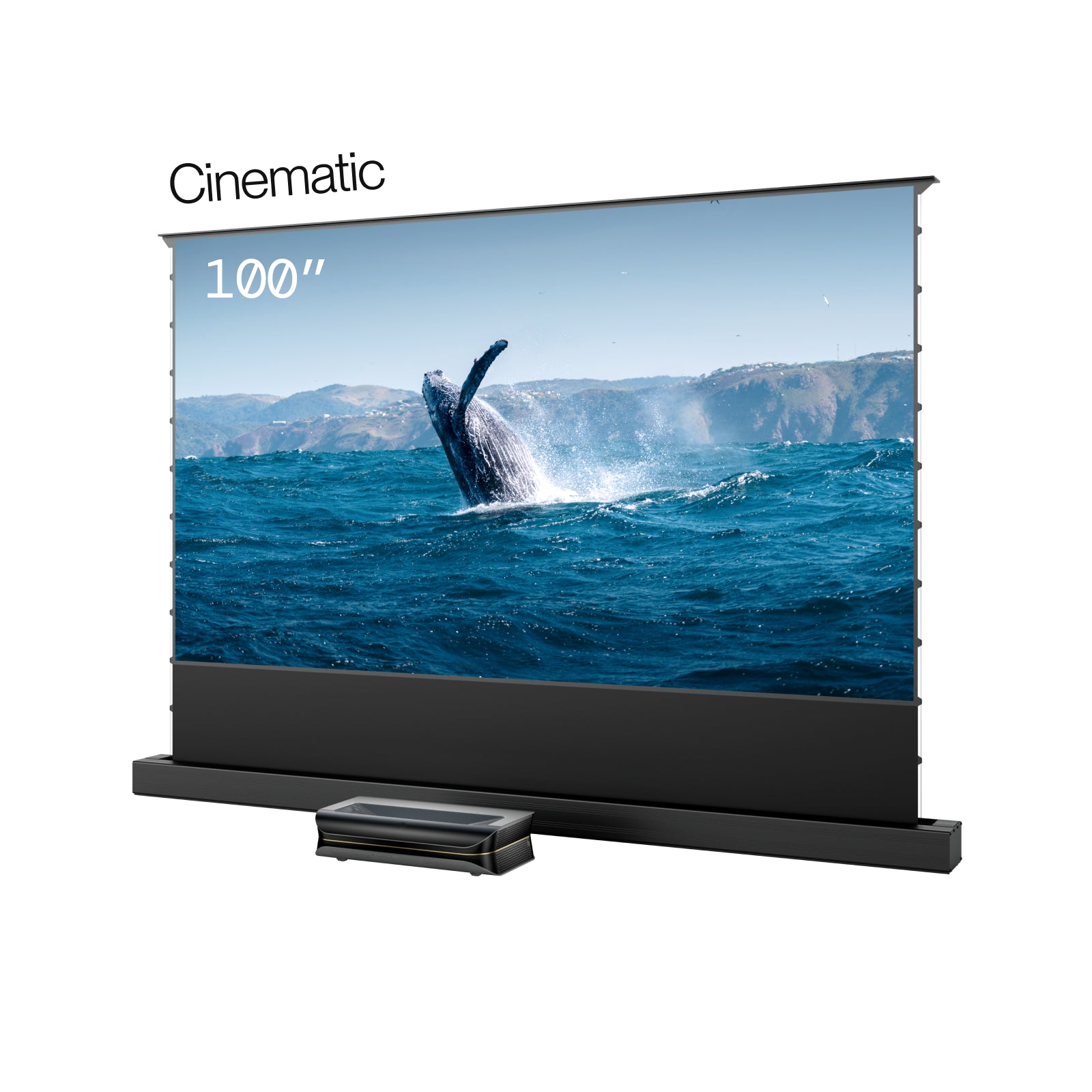 LTV-3000 Pro Plus 100''-130'' AWOL Vision Acoustic ALR Floor Rising Screen Bundle