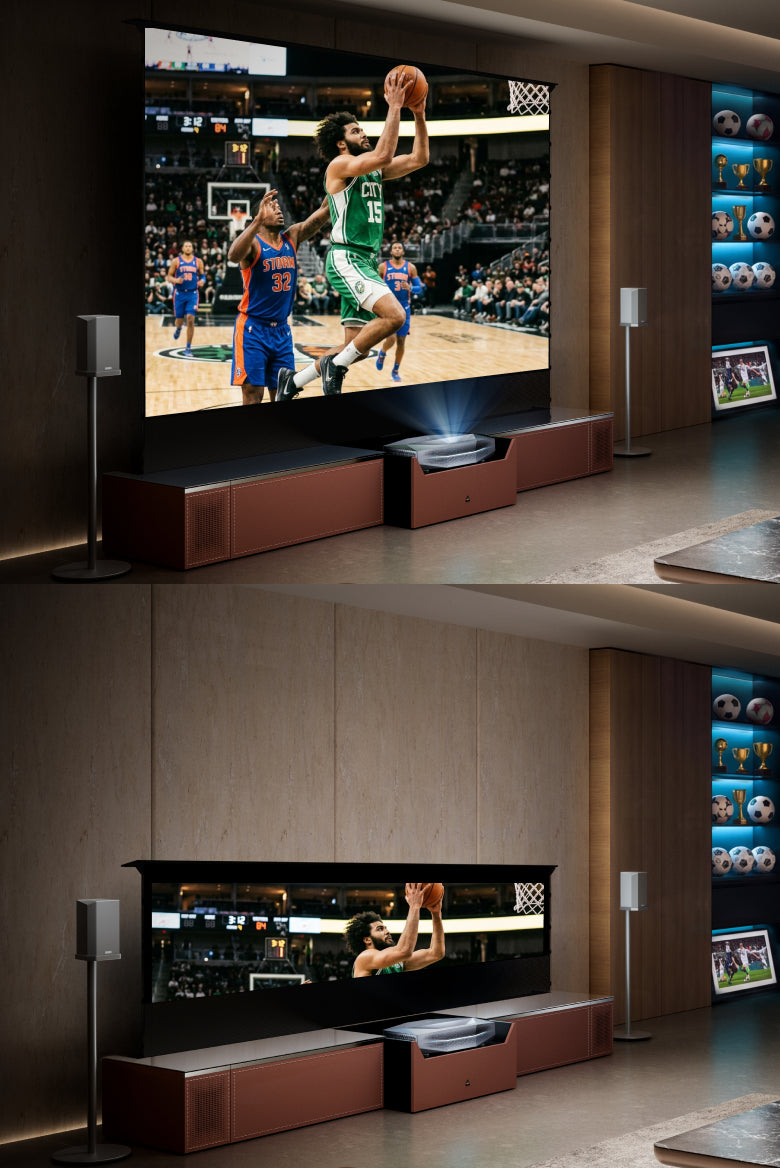 A Giant Screen that Disappears Beautifully