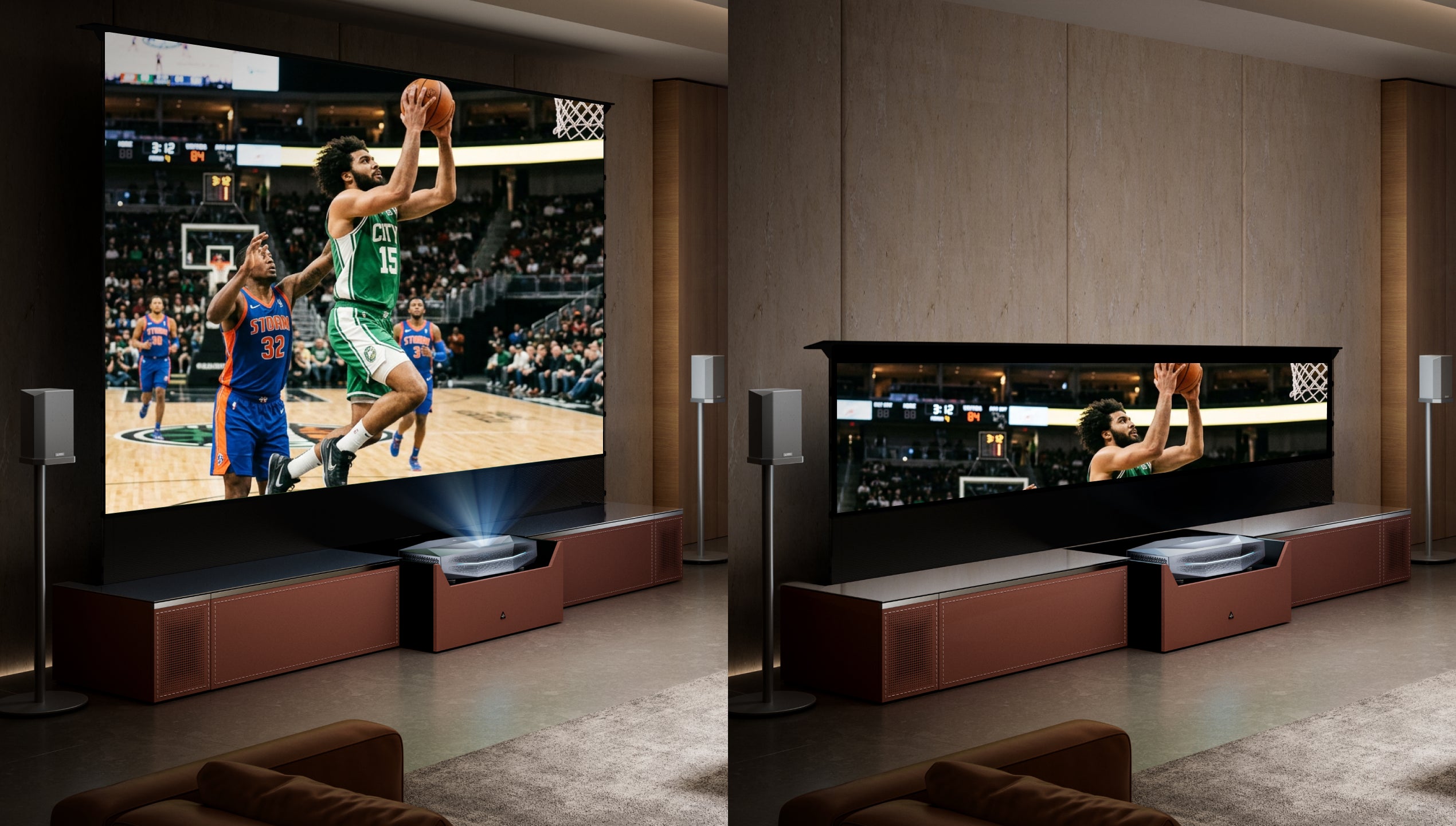 A Giant Screen that Disappears Beautifully