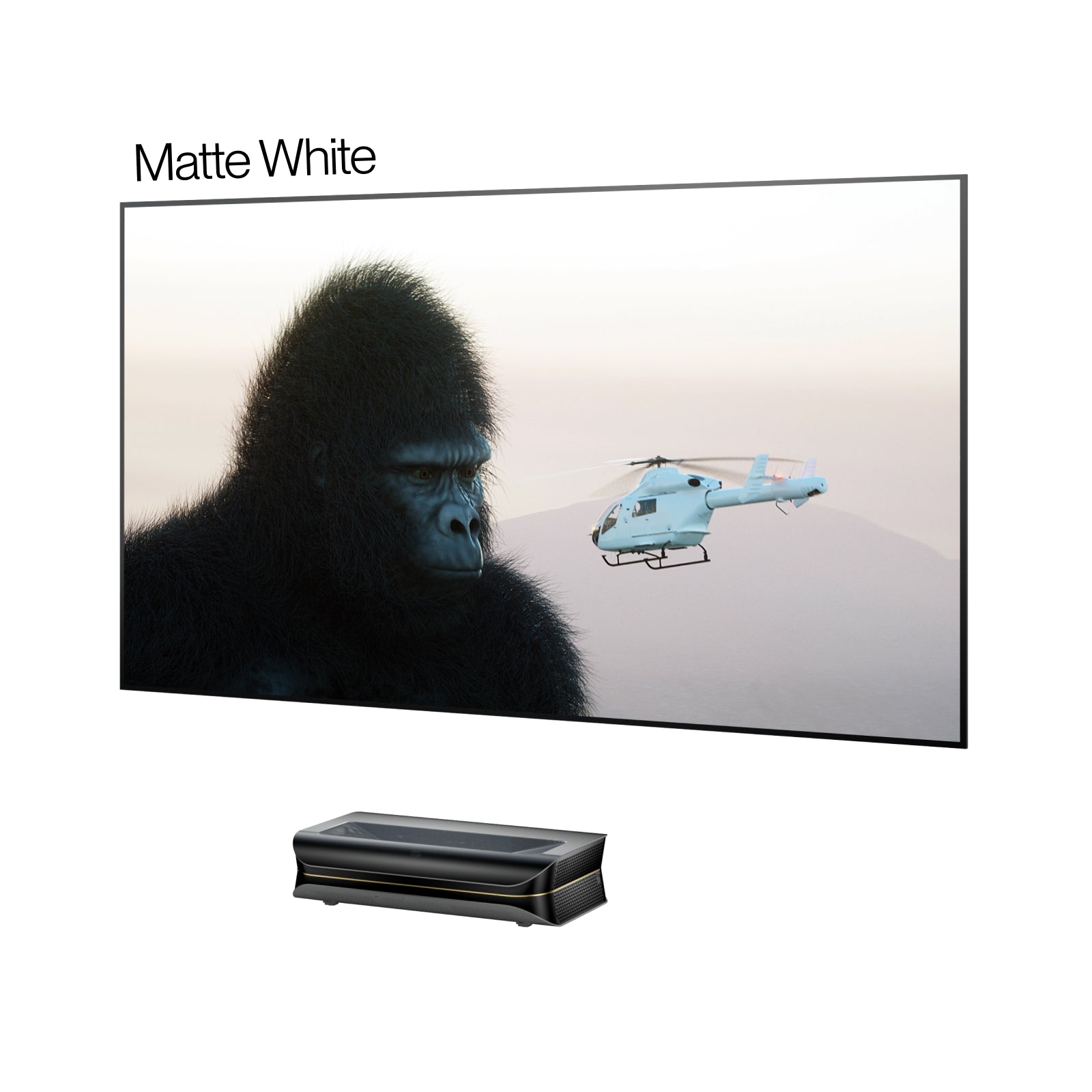 LTV-3000 Pro 100''-180'' Matte White Screen Bundle