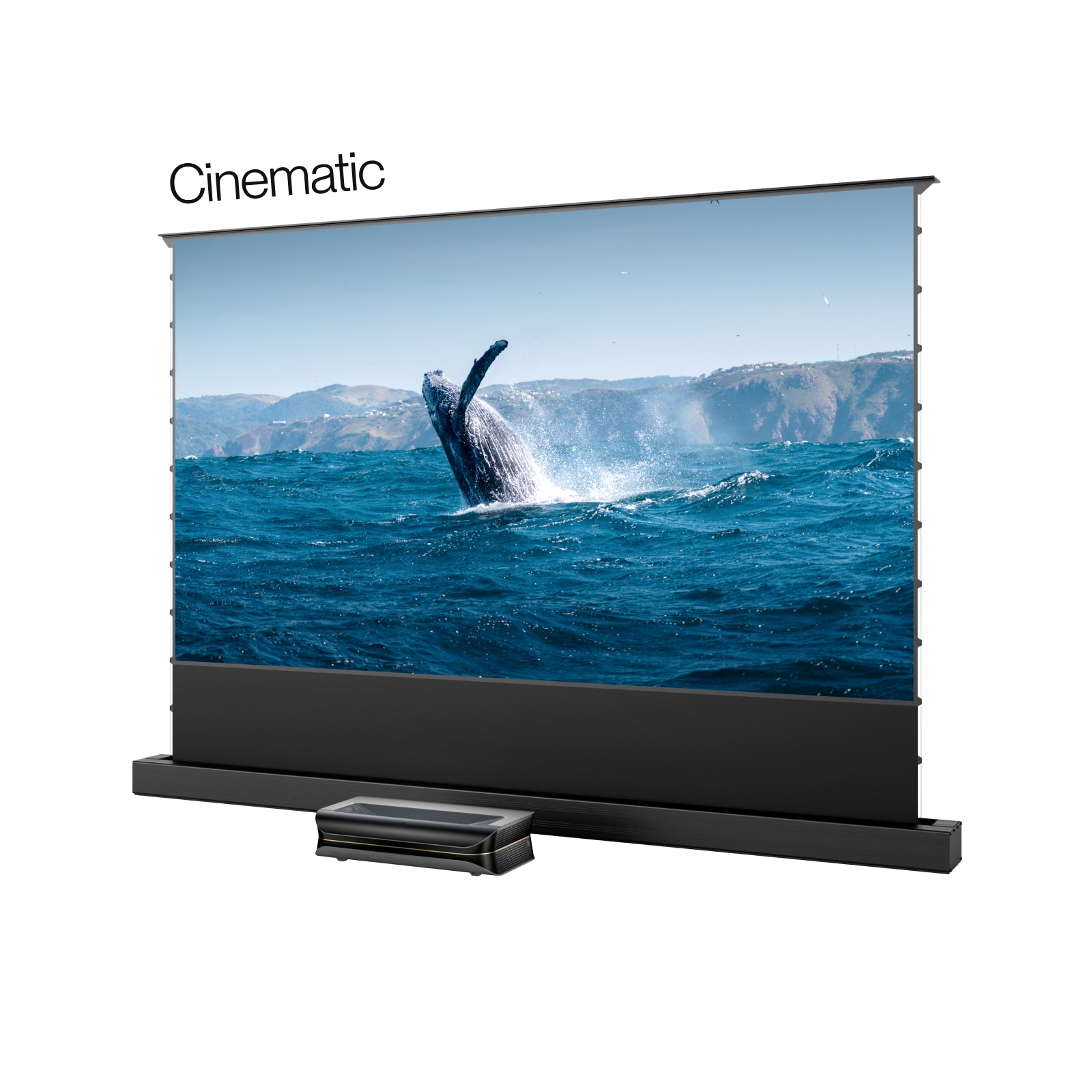 LTV-3000 Pro Plus 100''-130'' AWOL Vision Acoustic ALR Floor Rising Screen Bundle