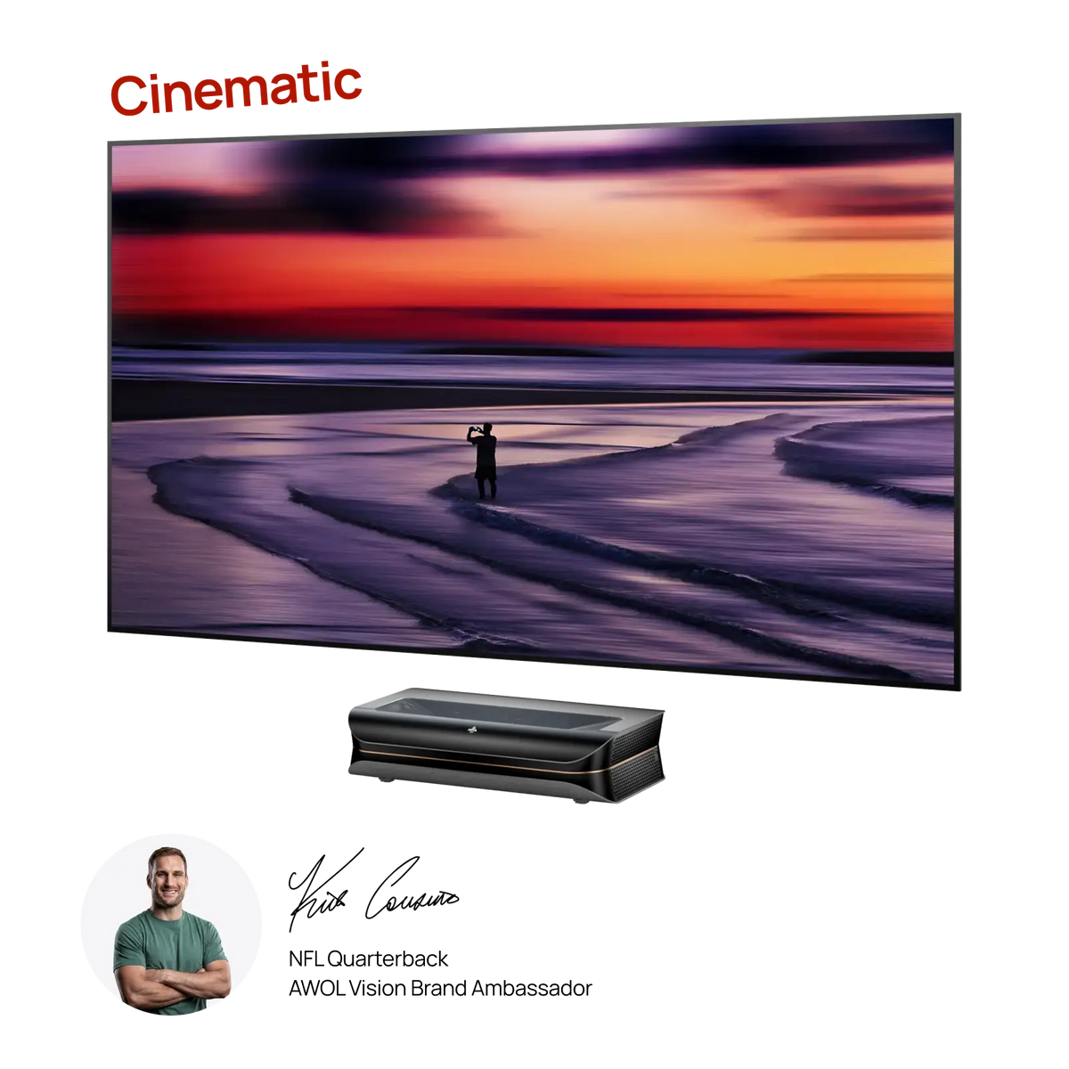 LTV-3000 Pro 120''-132'' Cinematic ALR Screen Bundle