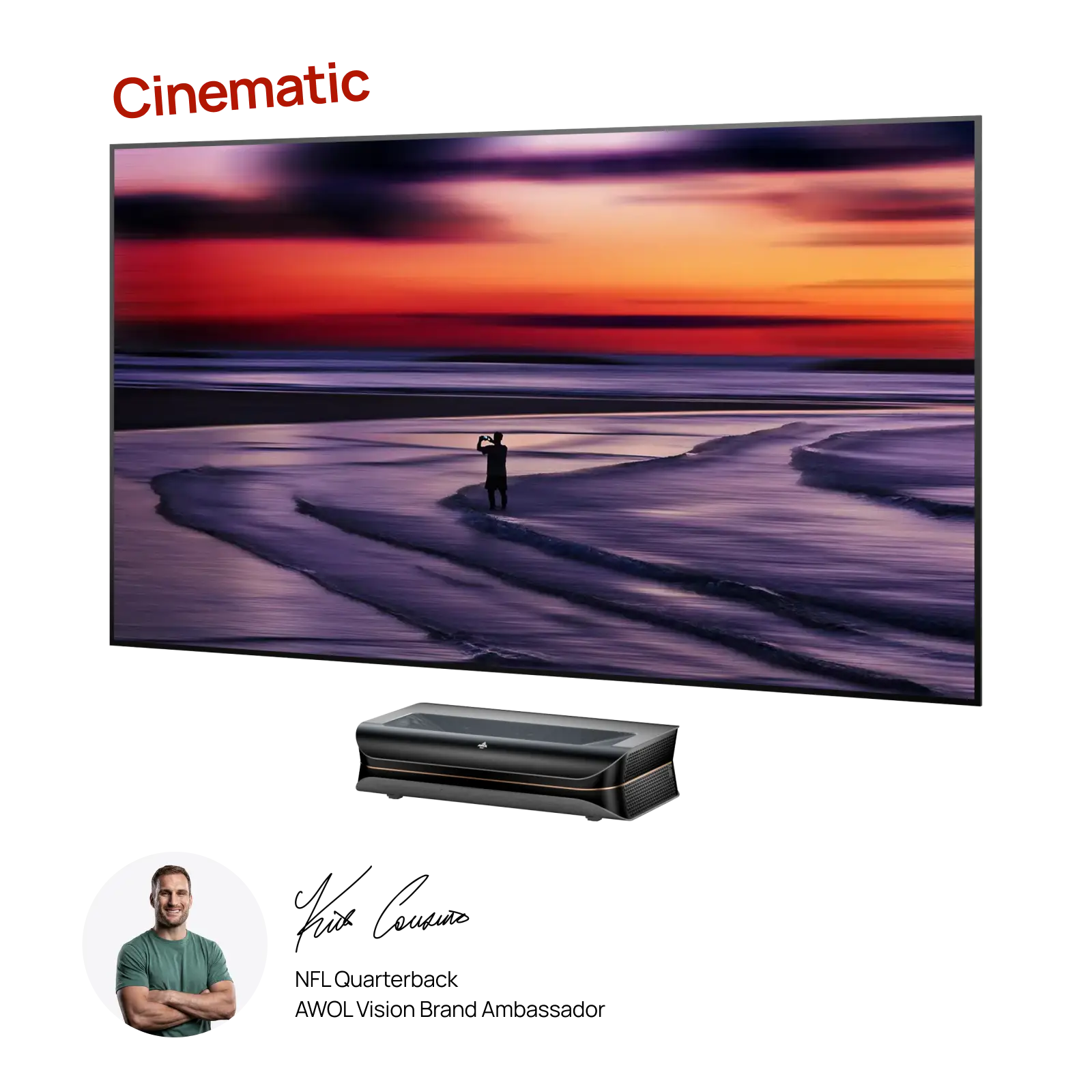LTV-3000 Pro 120''-132'' Cinematic ALR Screen Bundle
