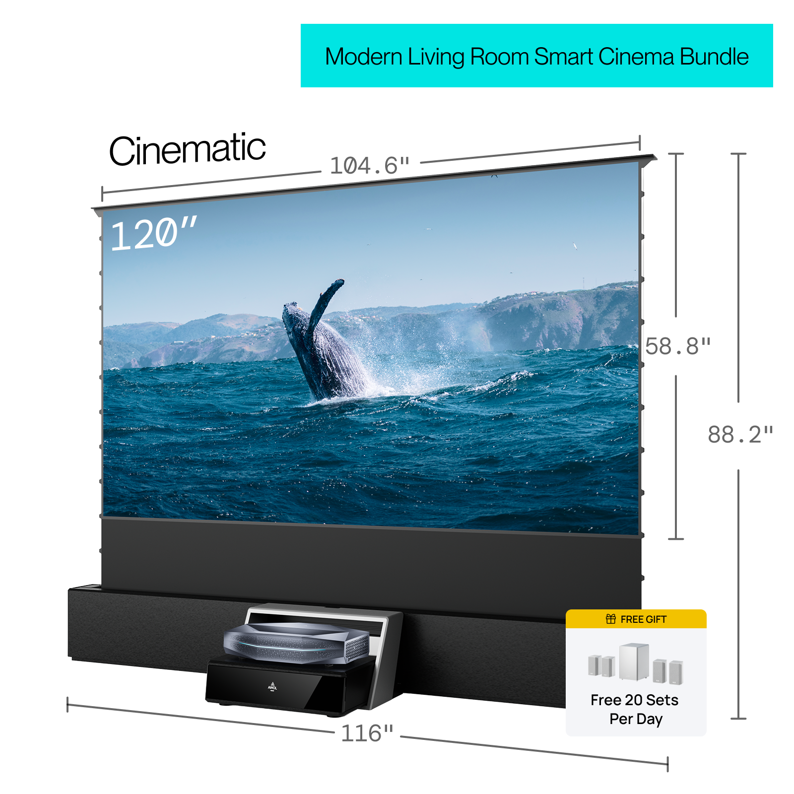 Aetherion Max RGB Laser UST Projector