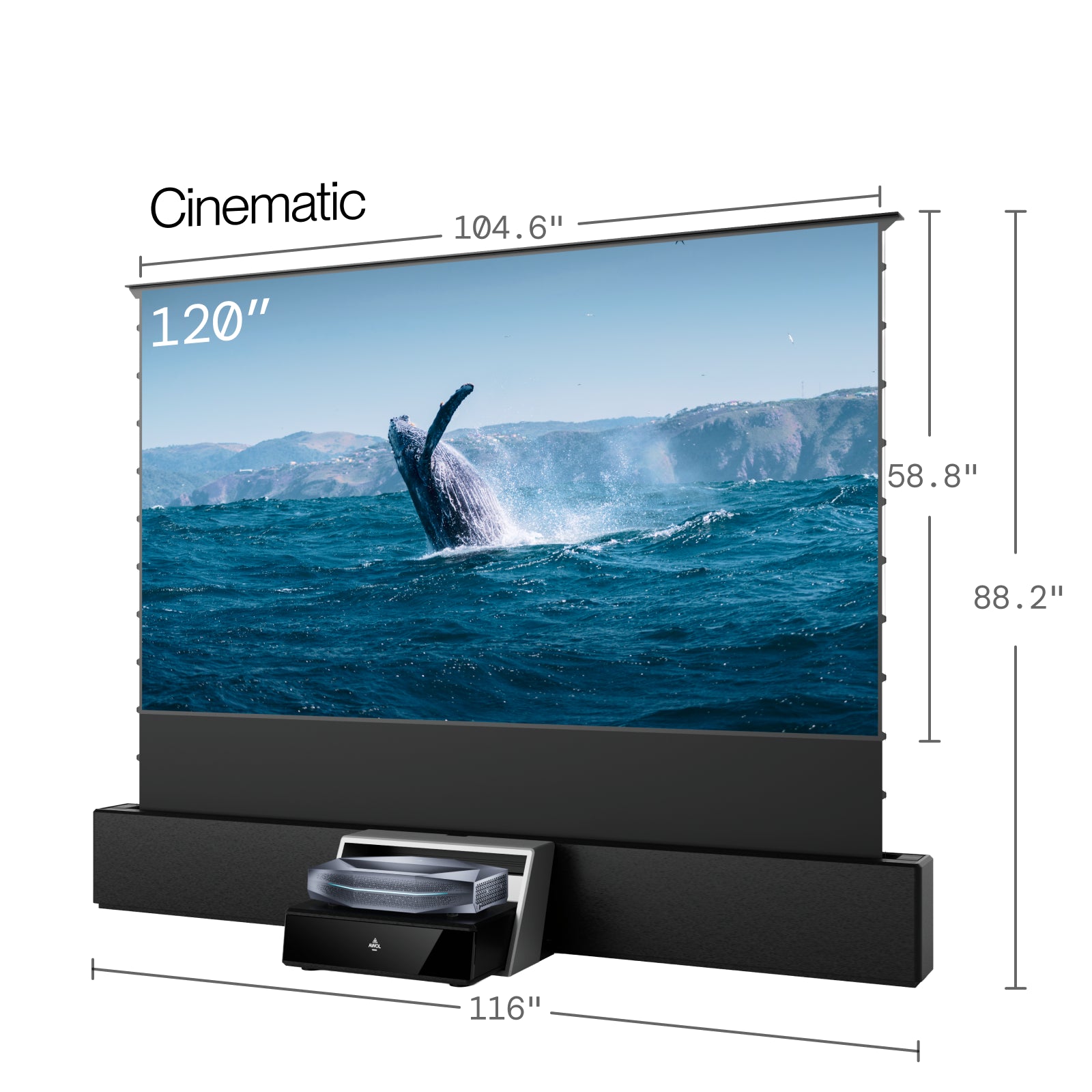 Aetherion Max RGB Laser UST Projector