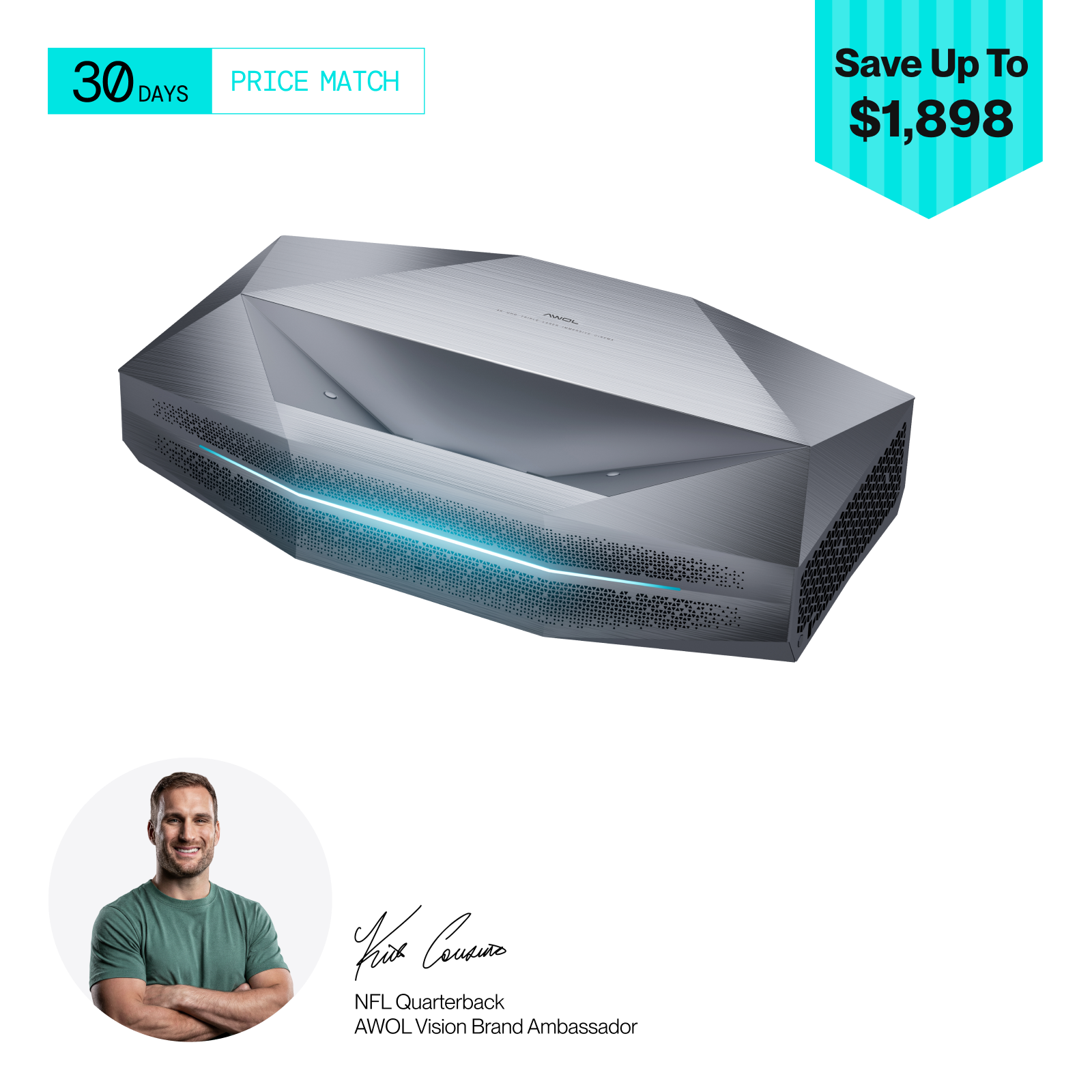 Aetherion Max RGB Laser UST Projector